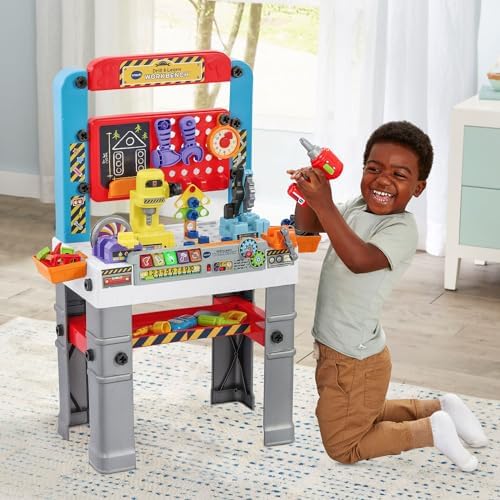 VTech Drill and Learn Workbench for Ages 3 Years and up Frustration Free Packaging