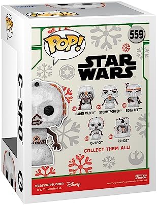 Funko Pop Star Wars Holiday C-3PO Snowman