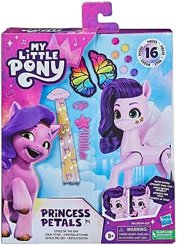 Hasbro My Little Pony Princess Pipp Petals Style of The Day 5-Inch Hair Styling Doll