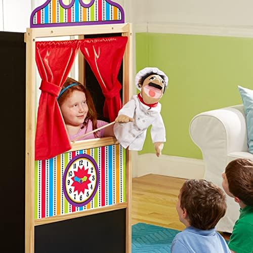 Melissa & Doug Melissa Doug Chef Puppet Al Dente with Detachable Wooden Rod