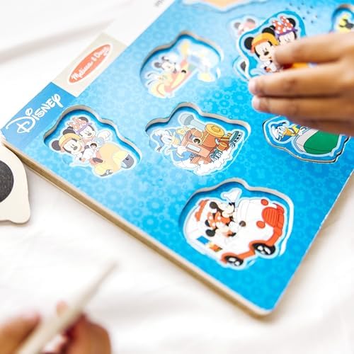 Melissa & Doug Melissa Doug Disney Mickey Mouse and Friends Vehicles Sound Puzzle