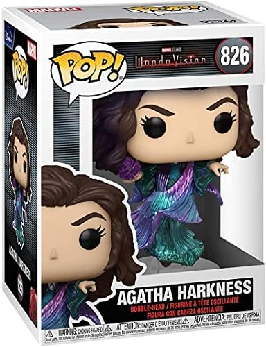 Funko Agatha Harkness Pop 826 Pop TV Wanda Vision Vinyl Figure Bundled with EcoTek