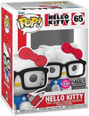 Funko Pop Hello Kitty 65 - Hello Kitty Hipster Nerd with Glasses Flocked