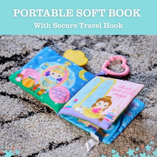 Disney Preferred Disney Baby - Disney Princess Soft Book with Teether Toy Crinke Pages -