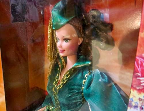 Barbie Hollywood Legends Collection Barbie Doll Scarlett O'Hara in Green Drapery Dress