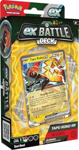 Pokemon TCG ex Battle Deck Tapu Koko ex OR Iron Leaves ex