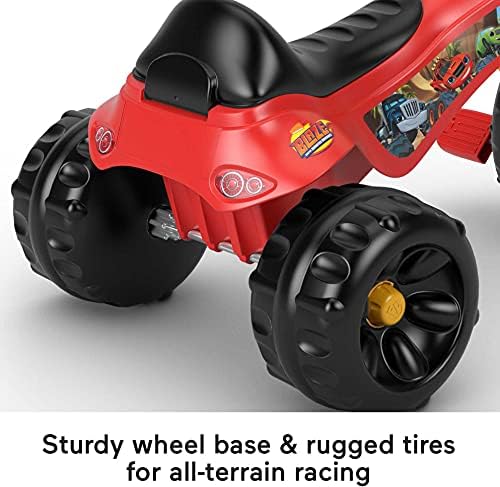 Fisher-Price Toddler Tricycle Harley-Davidson Tough Trike Toy Bike with Handlebar Grips