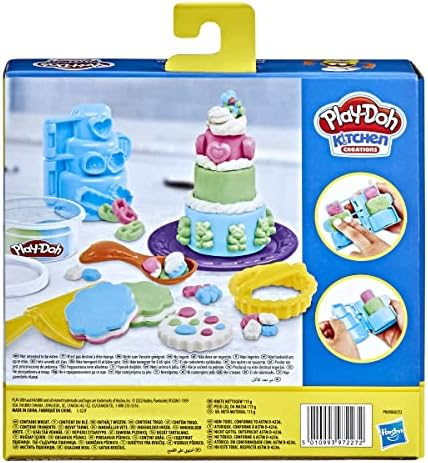 Play-Doh Kitchen Creations F4714 Small Tart Playset with 2 Tins Multi