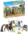 Playmobil Horses of Waterfall Jumping Arena with Zoe and Blaze