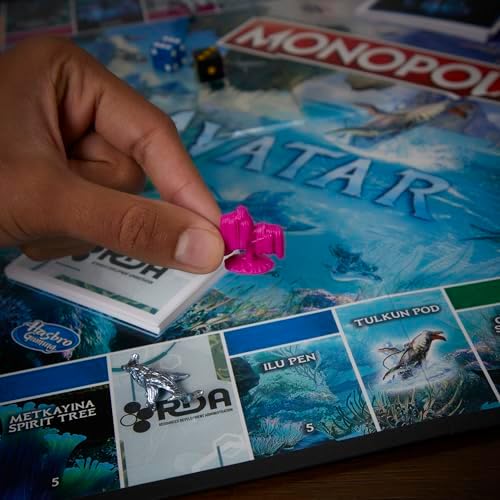 Hasbro Monopoly Avatar Edition Board Game for Ages 8 and Up Family for 2 to 6 Players