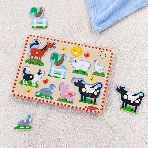 Melissa & Doug Melissa Doug Farm Animals Sound Puzzle