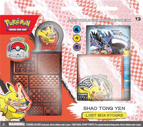 Pokemon 2023 World Championships Deck 4ct Display Mew Lugia Kyogre and Gardevoir Complete