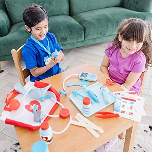Melissa & Doug Melissa Doug Get Well Doctor's Kit - 25 Toy Pieces - Doctor Role Doctor