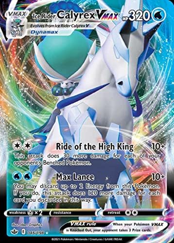 Pokemon Cards Ice Rider Calyrex VMAX League Battle Deck
