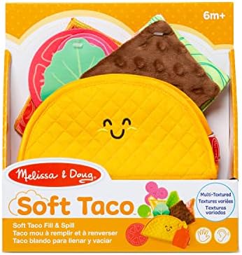 Melissa & Doug Melissa Doug Multi-Sensory Soft Taco Fill Spill Infant For Babies Baby For