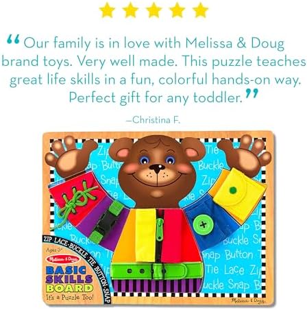 Melissa & Doug Melissa Doug Basic Skills Puzzle