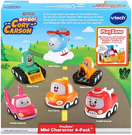 VTech Go Go Cory Carson PlayZone Mini Character 6-Pack Multicolor