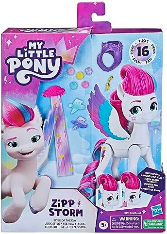 Hasbro My Little Pony Zipp Storm Style of The Day 5-Inch Hair Styling Doll