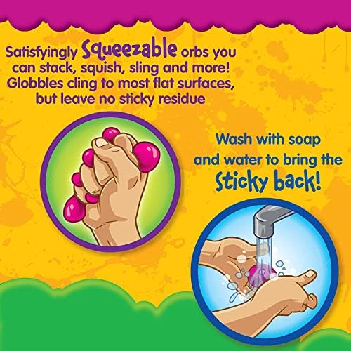 Crayola Globbles Fidget Toy 6ct Sticky Stress Ball Calming Sensory for Stress Relief