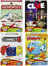 Hasbro Family Grab Go Variety Pack Bundle Clue Monopoly Connect 4 and Hungry Hungry Hippo