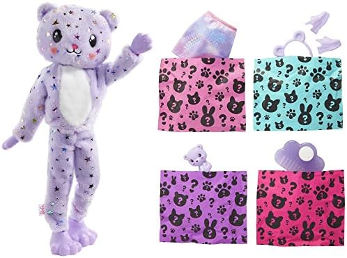 Barbie Cutie Reveal Doll Fantasy Series Teddy Bear Plush