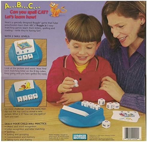 Hasbro Boggle Jr. Your Preschooler's First Boggle Game 1998