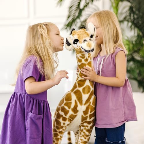 Melissa & Doug Melissa Doug Plush - Standing Baby Giraffe Brown and Peach