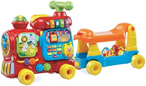 VTech Sit-to-Stand Ultimate Alphabet Train Frustration Free Packaging Pink