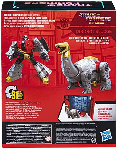 Transformers Studio Series 86-15 Leader Class The The Movie 1986 Dinobot Sludge Action