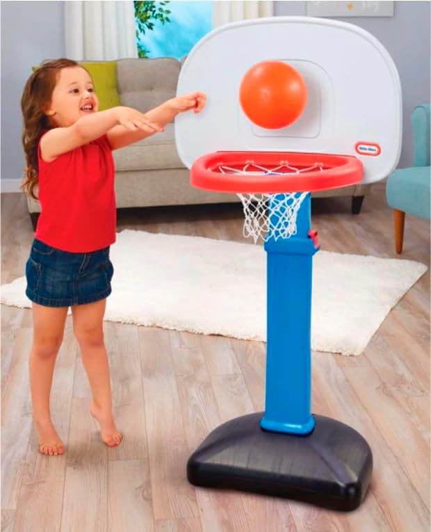 Little Tikes Easy Score Basketball Set Blue 3 Balls - Amazon 23.75 x 22 x 61 inches