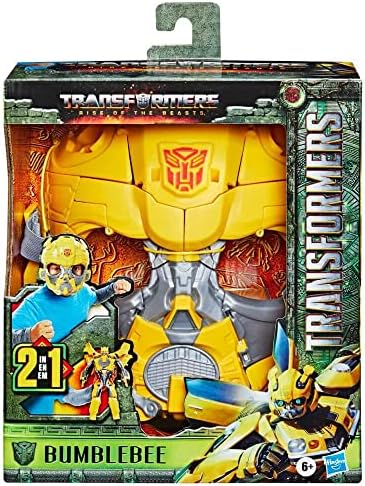 Transformers Rise of The Beasts Movie Bumblebee 2-in-1 Converting Roleplay Mask Action