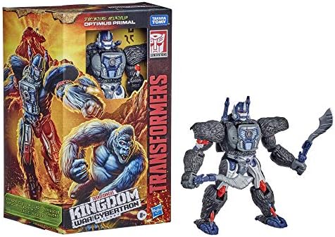 Transformers Generations War for Cybertron Kingdom Voyager WFC-K8 Optimus Primal Action