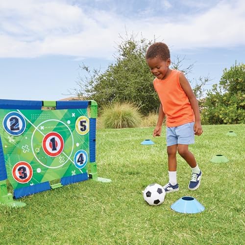 Little Tikes TotSports Soccer Trainer with 9 Active Play Sports for Boys and Girls Ages