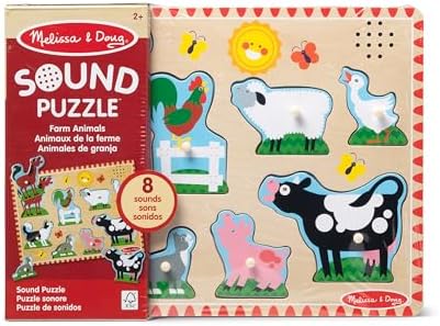 Melissa & Doug Melissa Doug Farm Animals Sound Puzzle