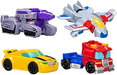 Transformers Heroes vs Villains 4-Pack Autobot and Decepticon 4.5-Inch Action Figures