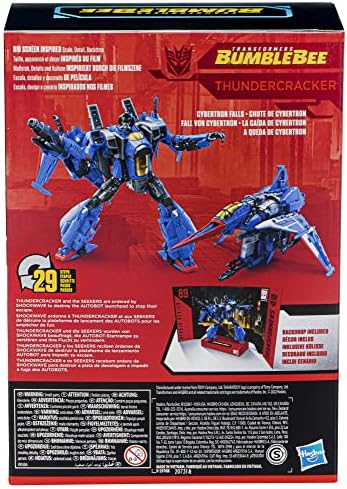 Transformers Studio Series 89 Voyager Class Bumblebee Thundercracker Action Figure - Ages