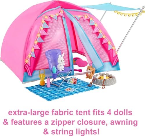 Barbie Dolls 20 It Takes Two Camping Tent Playset