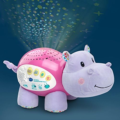 VTech Baby Lil' Critters Soothing Starlight Hippo Pink
