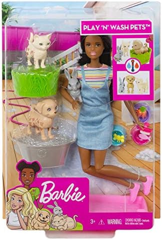 Barbie Play 'n Wash Pets Playset