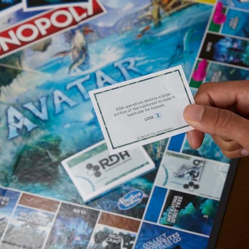 Hasbro Monopoly Avatar Edition Board Game for Ages 8 and Up Family for 2 to 6 Players