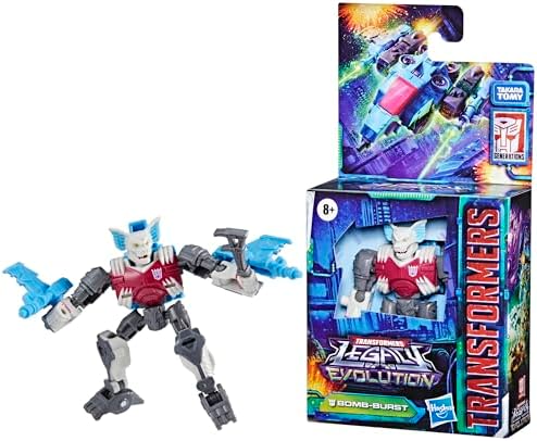 Transformers Legacy Evolution Core Bomb-Burst Toy 3.5-inch Action Figure for Boys and