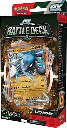 Pokemon TCG Lucario ex Battle Deck Ready-to-Play 60-Card Deck