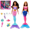 Barbie Mermaid Set With 2 Brunette Dolls 12-In30.40-Cm 4 Sea Pet