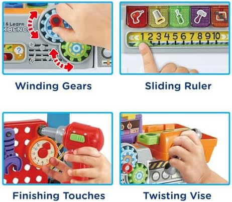 VTech Drill and Learn Workbench for Ages 3 Years and up Frustration Free Packaging