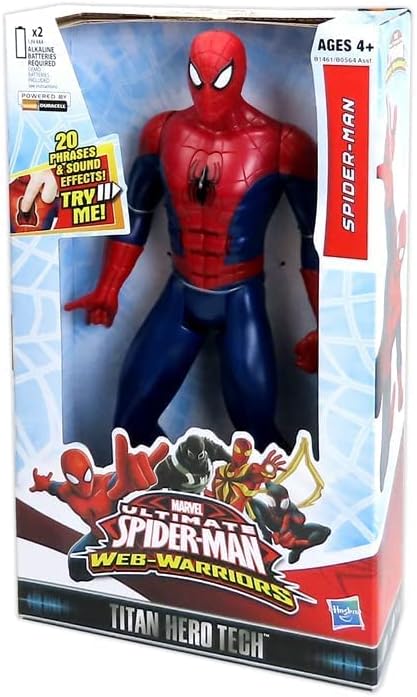 Hasbro Marvel Ultimate Spider-Man Web Warriors Titan Hero Tech Electronic Spider-Man
