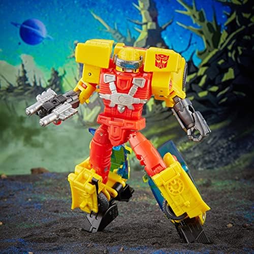 Transformers Legacy Evolution Deluxe Armada Universe Hot Shot Toy 5.5-inch Action Figure