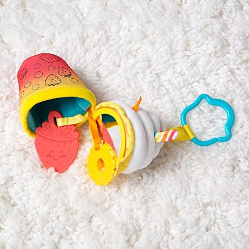 Melissa & Doug Melissa Doug Multi-Sensory PBJ Take-Along Clip-On Baby Toy Sensory Toy for