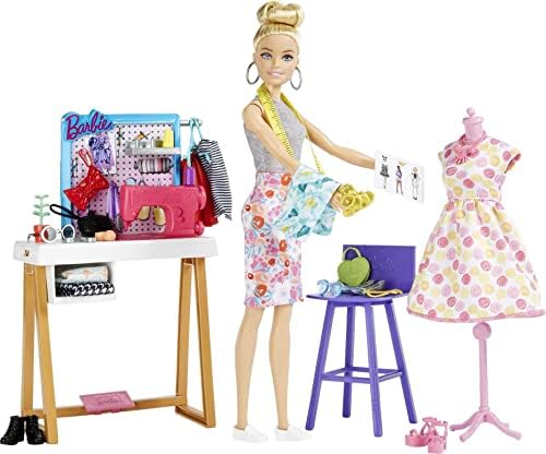 Barbie Fashion Designer Doll 25 Studio Playset