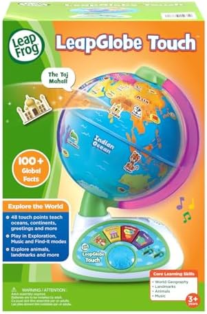 LeapFrog LeapGlobe Touch Interactive Globe for Ages 3 and up