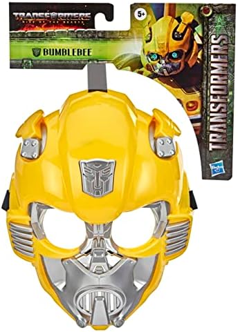 Transformers Rise of the Beasts Movie Bumblebee Roleplay Costume Mask for 10-inch